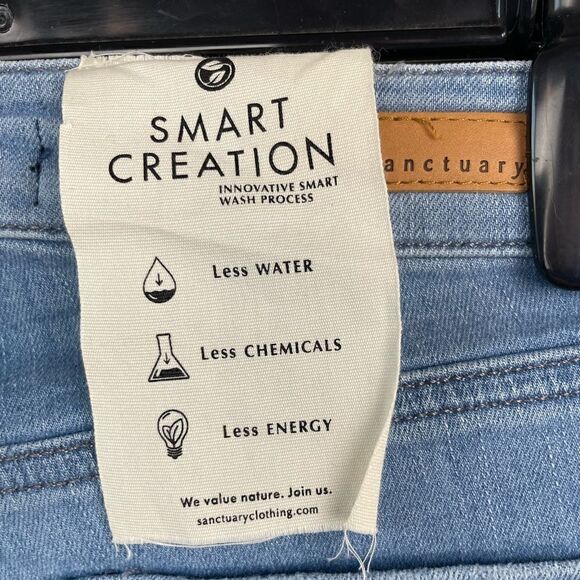 NWT Sanctuary Modern Straight Crop Jeans Size 25 - Picture 6 of 8
